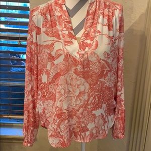 LOFT Floral Blouse Sz XS
